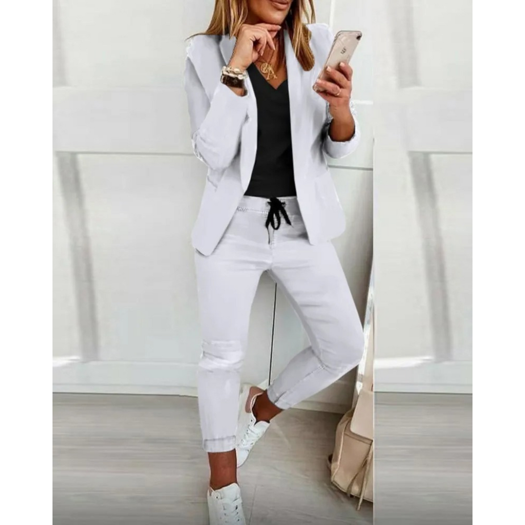 Drune | Stilvolles Damen Blazer und Hosen Set