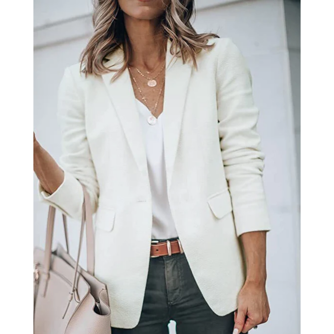 Drune | Einreihiger Blazer Mit Klassischem Revers Für Frauen