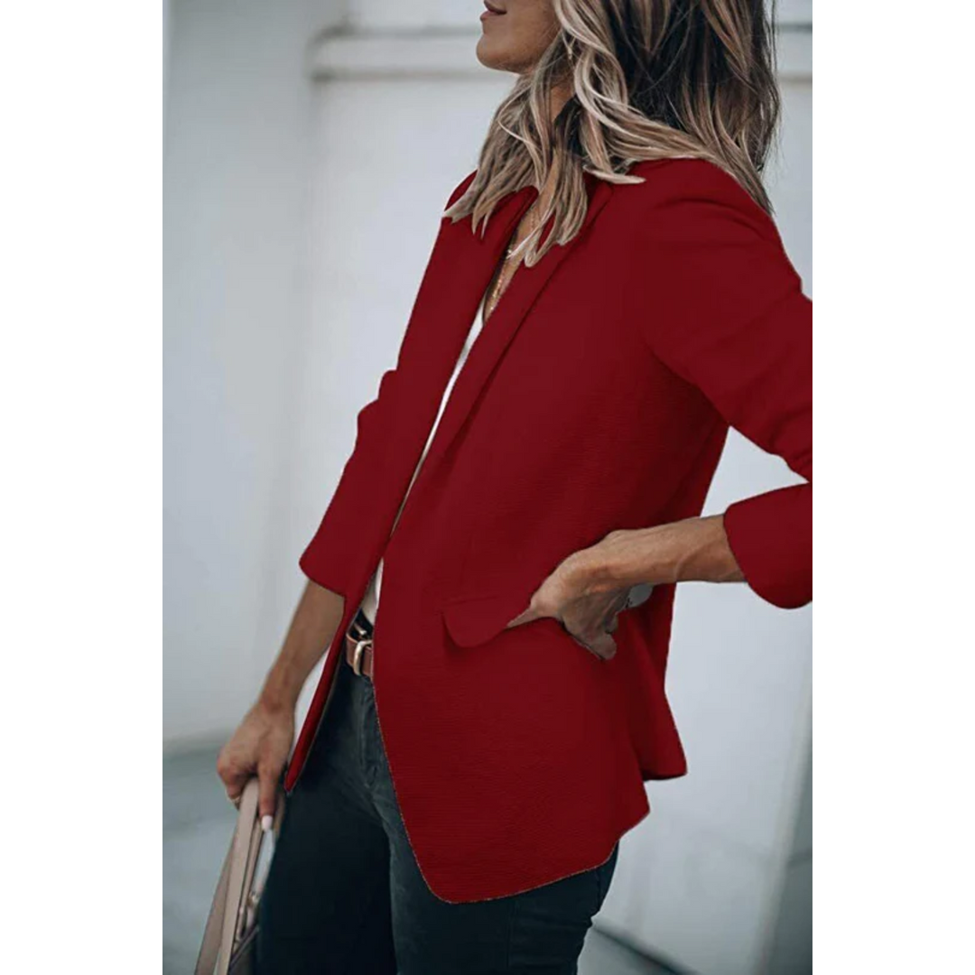 Drune | Einreihiger Blazer Mit Klassischem Revers Für Frauen