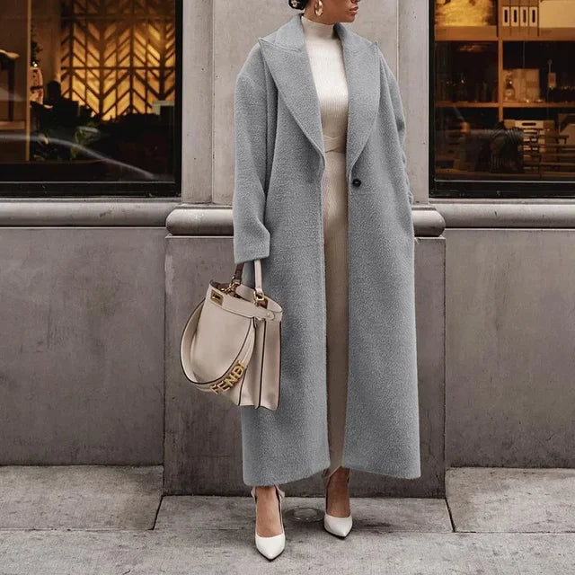 Drune | Elegante Damen Wolljacke mit Langer Passform