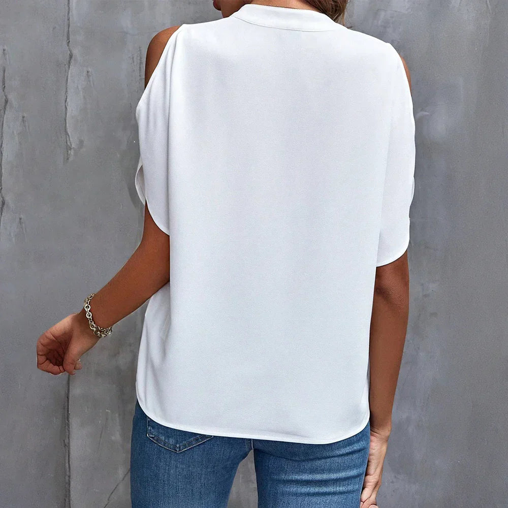 Drune | Damen Stilvolle Sommerblusen-Oberteile