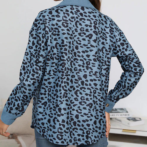 Drune | Stilvolle Damenjacke mit Leopardenmuster