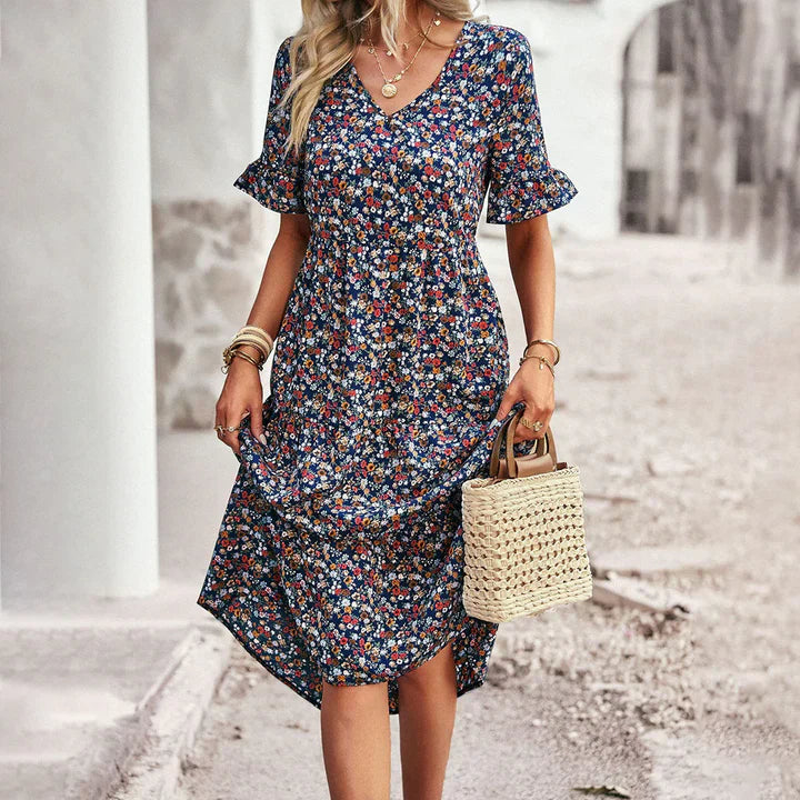 Drune | Blumen Sommerkleid