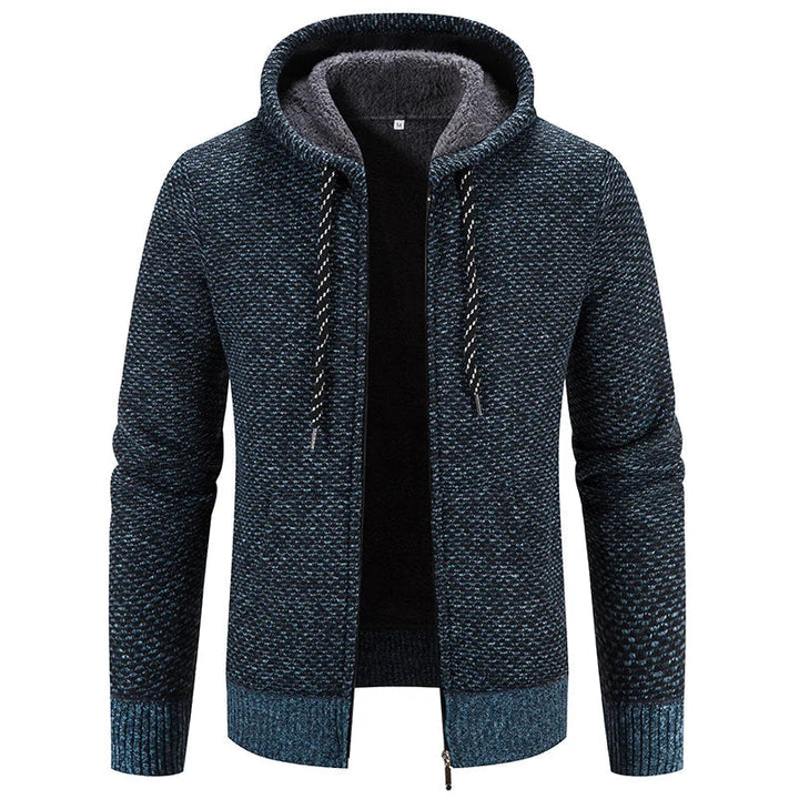 Drune - Lässige Herbst Strickjacke mit Kapuze für Männer