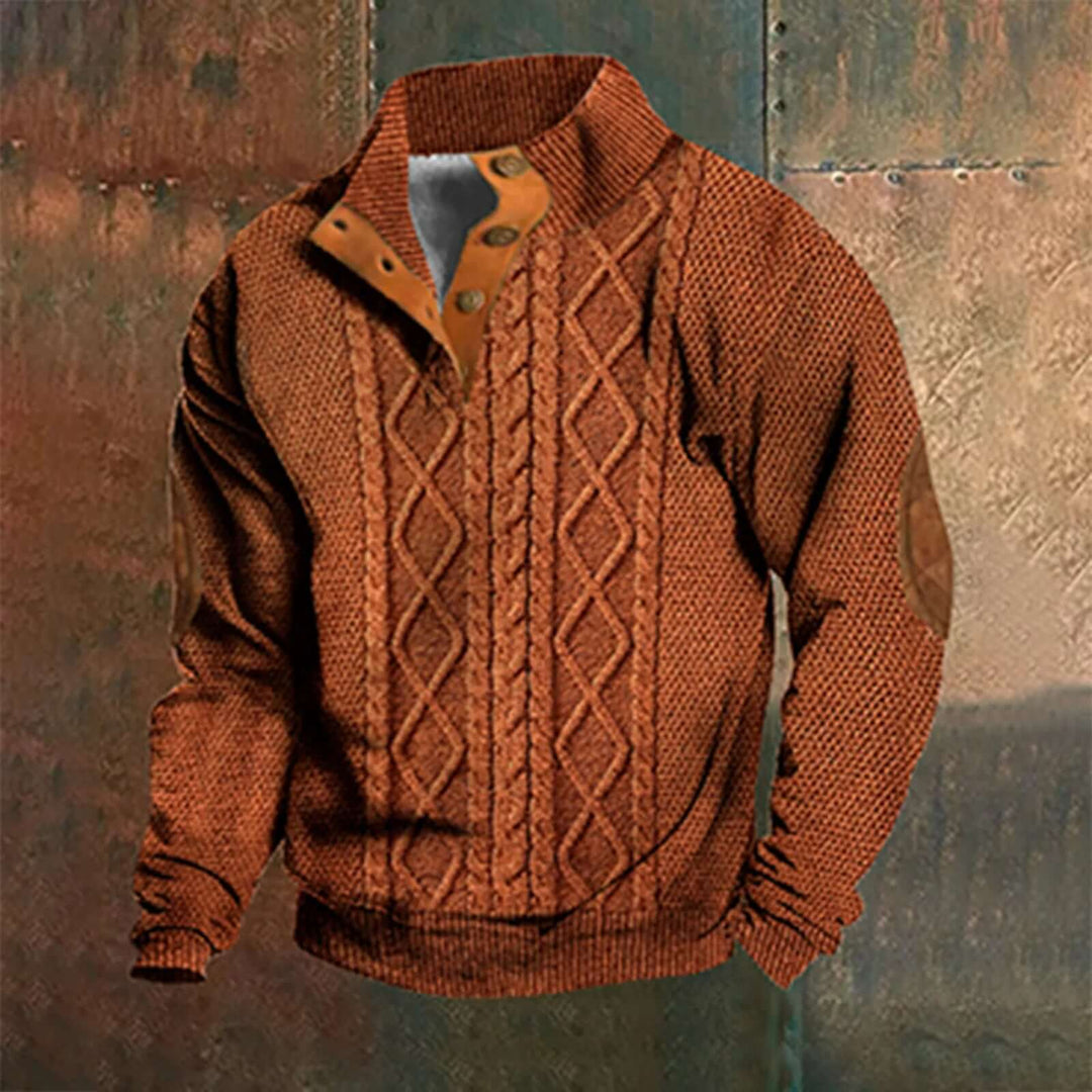 Drune | Retro Shirt - Herren Hemden Langarm Freizeit