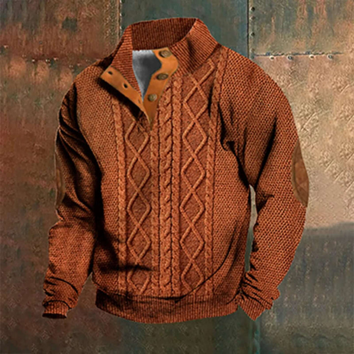 Drune | Retro Shirt - Herren Hemden Langarm Freizeit