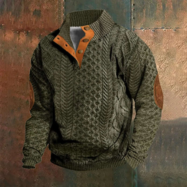 Drune | Retro Shirt - Herren Hemden Langarm Freizeit
