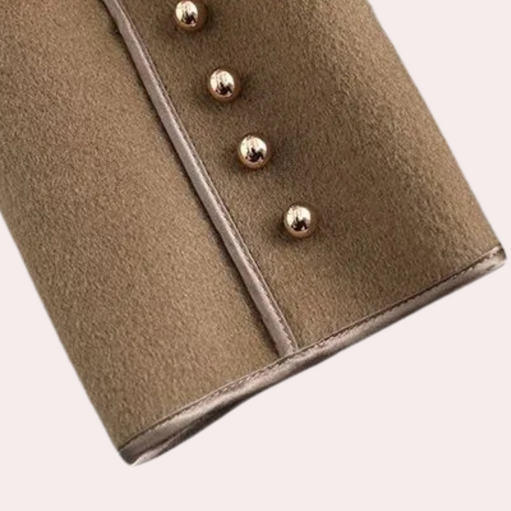 Drune | Stilvoller Wintergürtelmantel für Damen