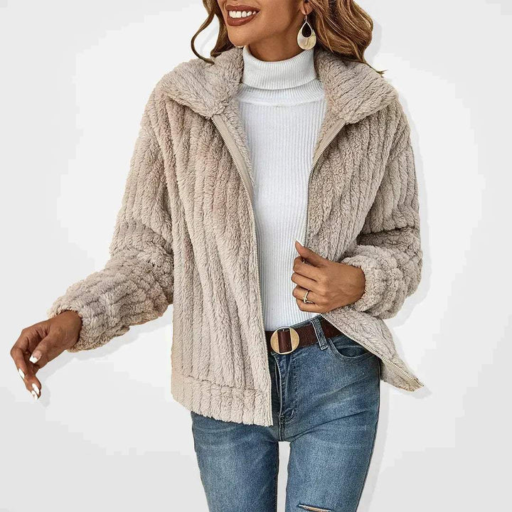 Drune | Frauen Fleecejacke Bequem Weiches und Warmes Material Perfekt für Jeden Tag