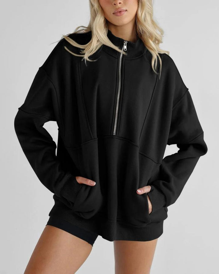 Drune | Zip Henley Fleece Pullover