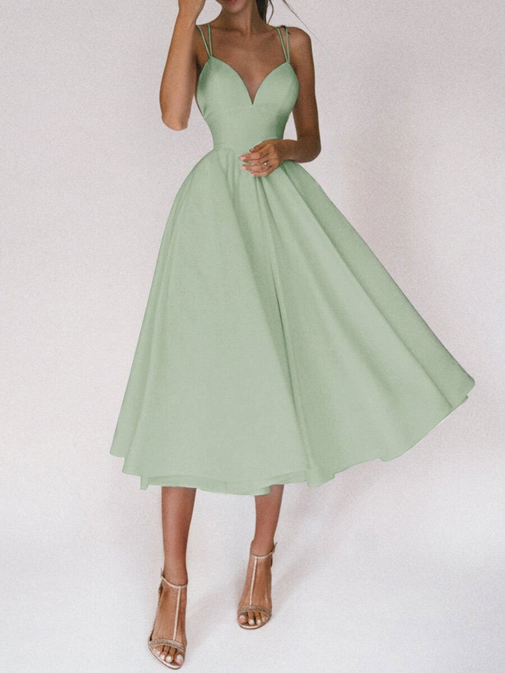 Drune | Dress - Stylish dress with V-neck for a Bohemian look