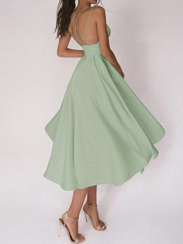 Drune | Dress - Stylish dress with V-neck for a Bohemian look