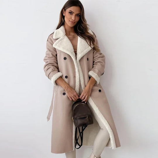 Drune | Eleganter Langer Wintermantel für Damen