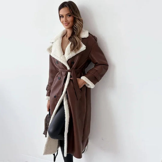 Drune | Eleganter Langer Wintermantel für Damen