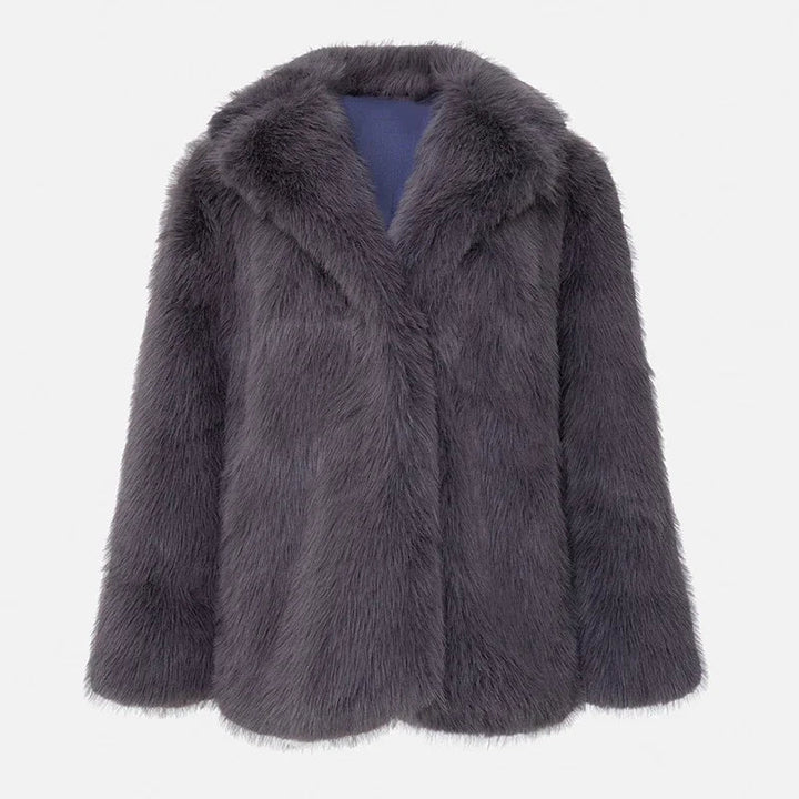 Drune | Kurz Fluffig Damen Felljacken Damen