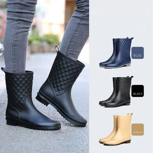 Drune | Wasserdichte Plateau Regenstiefel