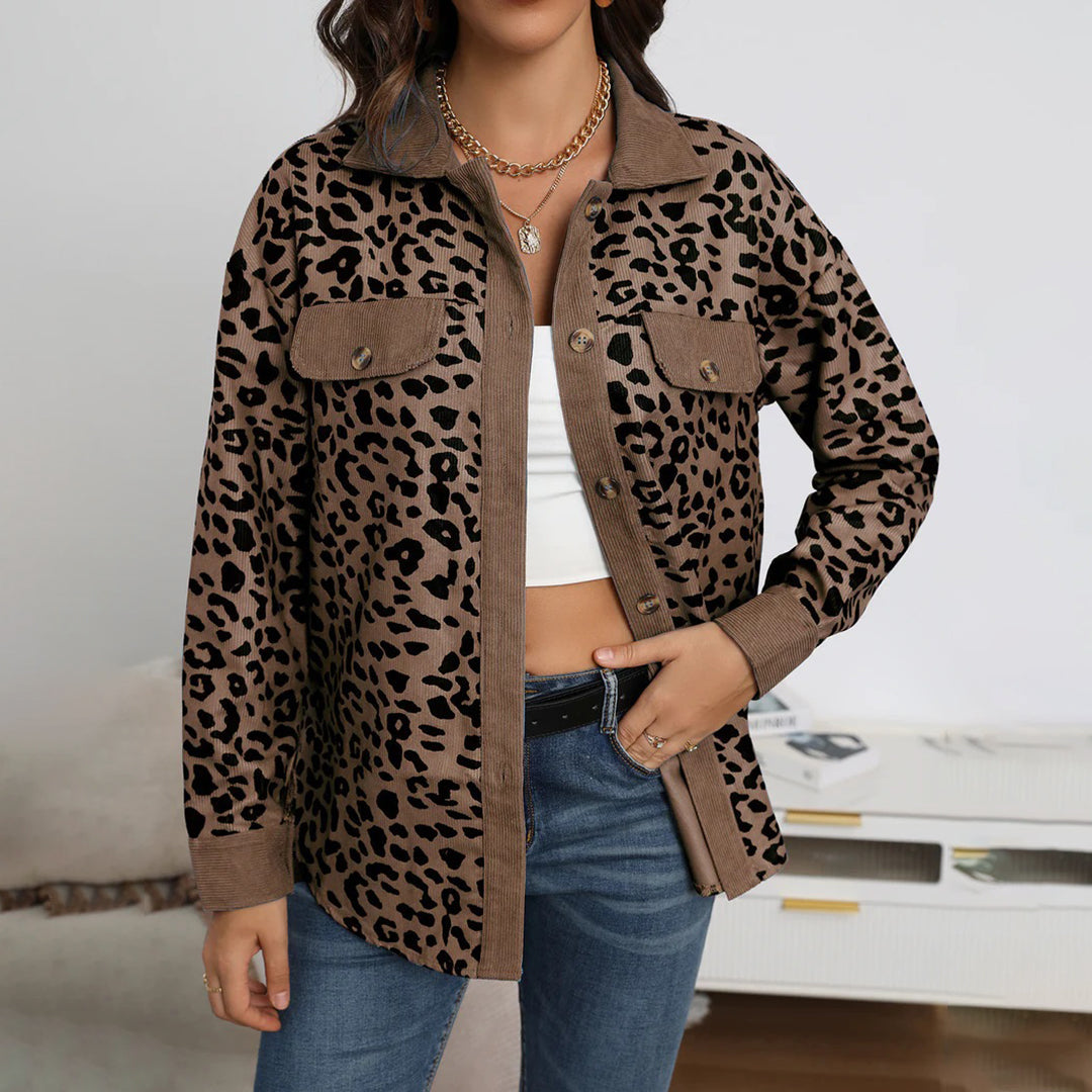 Drune | Trendige Leopardenjacke