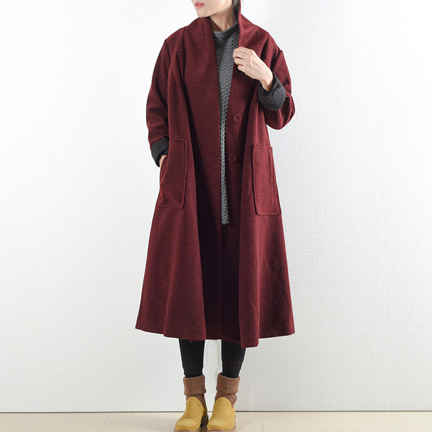 Drune | Wollmäntel 2025 Winter-Trenchcoats Übergrößen Cardigans