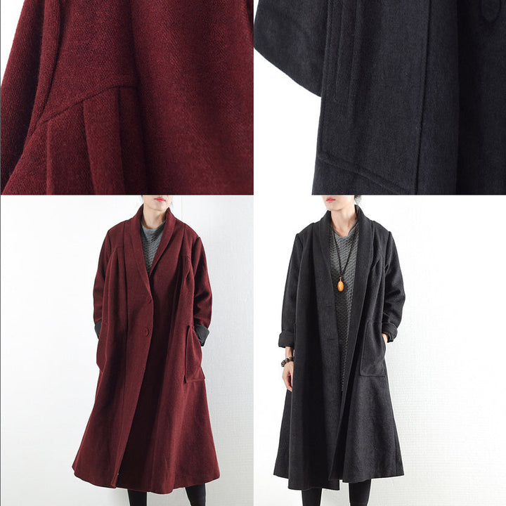 Drune | Wollmäntel 2025 Winter-Trenchcoats Übergrößen Cardigans