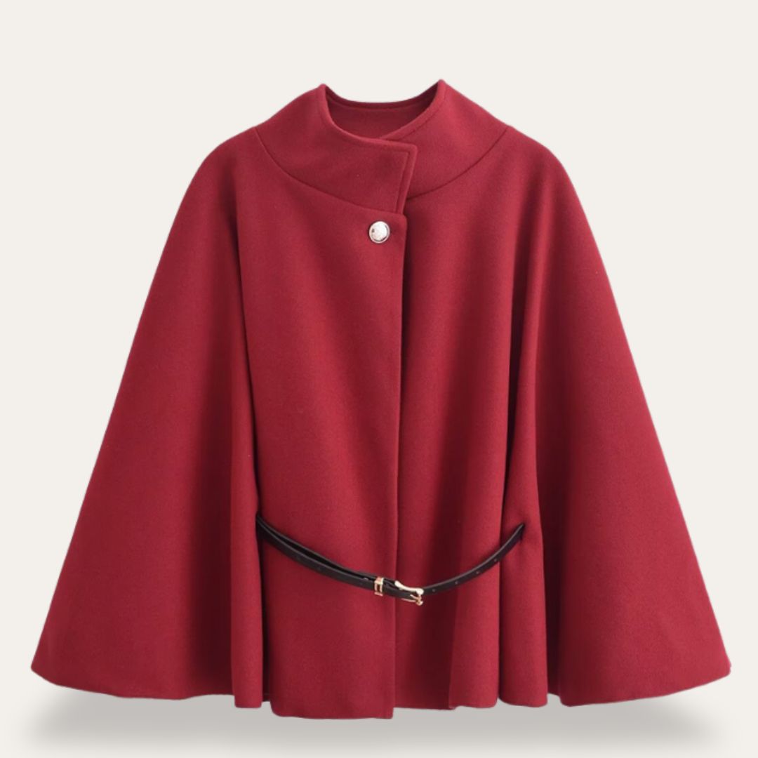 Drune | Stilvoll Woll Cape Mantel für Frauen