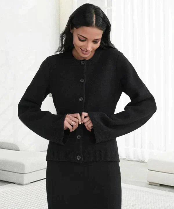 Drune | Up Weste Stilvoll Wollmix Gestrickte Weste Damen Strickware