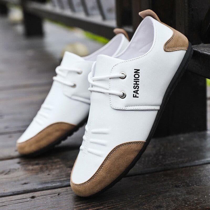 Drune | Schuhe Atmungsaktiv Und Bequem Rutschfeste Gummisohle Mokassin Zehen Schnürung
