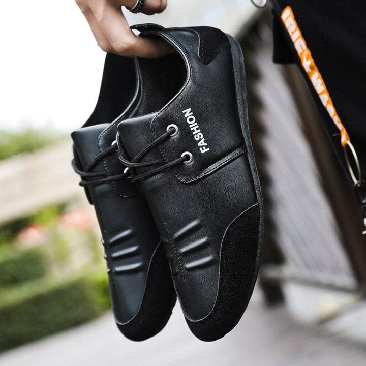 Drune | Schuhe Atmungsaktiv Und Bequem Rutschfeste Gummisohle Mokassin Zehen Schnürung
