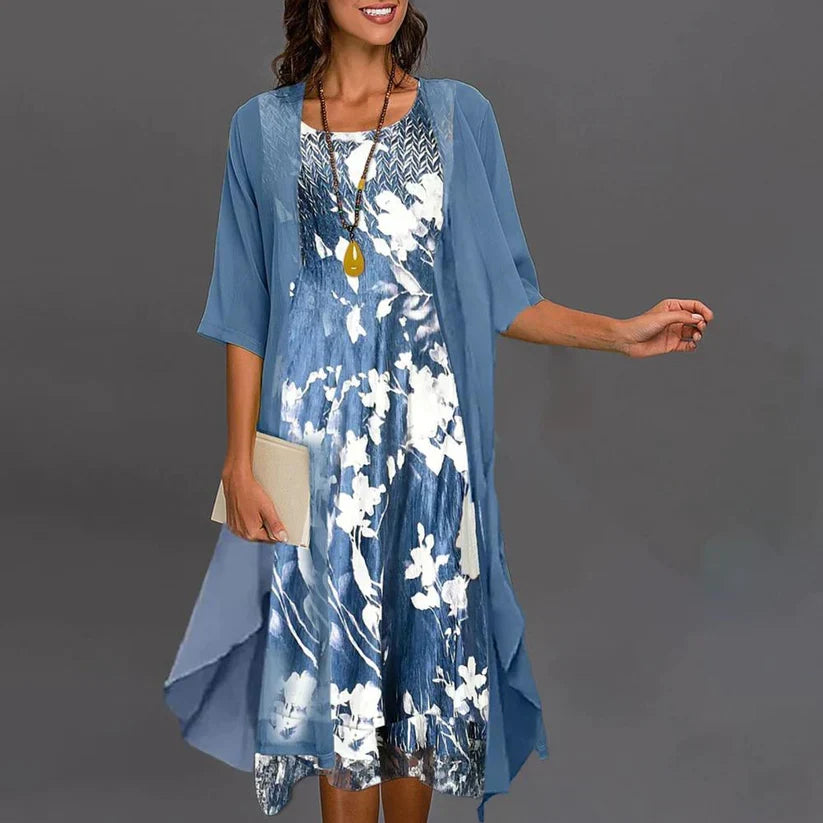 Drune | Elegante Blühende Setkleid