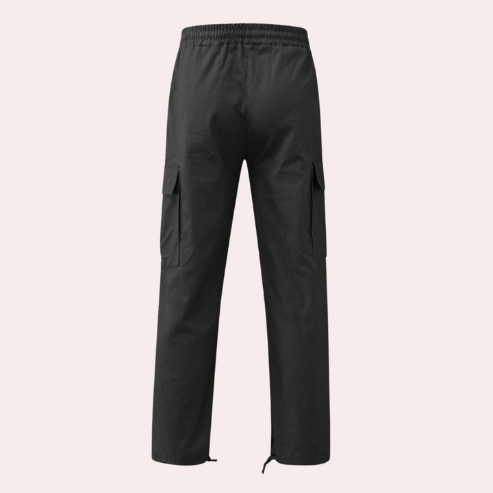 Drune | Cargo Hose mit Taschen - Lockere Utility Pants im Streetstyle Look für Alltag & Freizeit
