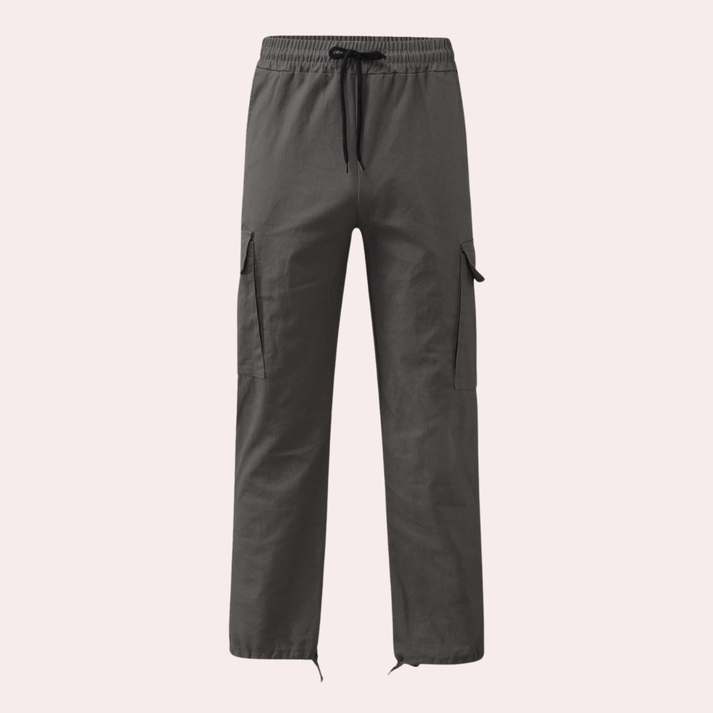 Drune | Cargo Hose mit Taschen - Lockere Utility Pants im Streetstyle Look für Alltag & Freizeit