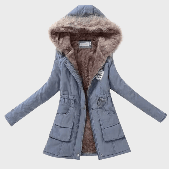 Drune | Fellgefütterte Parka - Warmes Kapuzen-Winterjacke - Verstellbare Taille - Kälte-Wetter-Essential