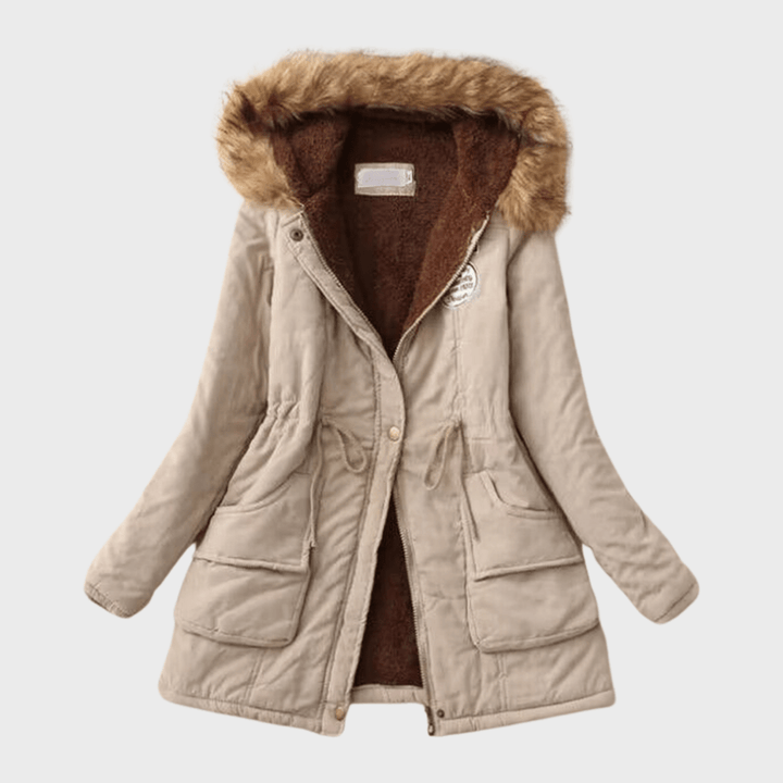 Drune | Fellgefütterte Parka - Warmes Kapuzen-Winterjacke - Verstellbare Taille - Kälte-Wetter-Essential