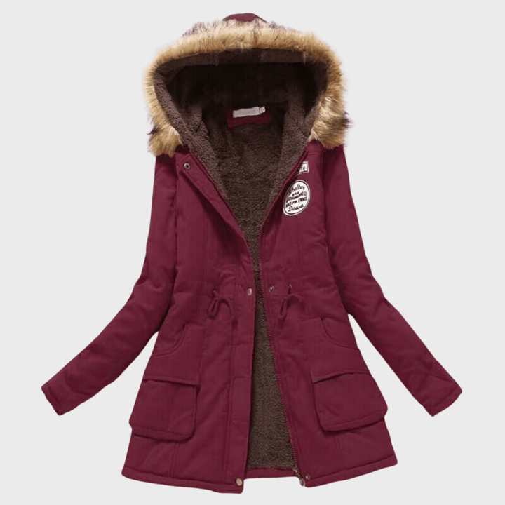 Drune | Fellgefütterte Parka - Warmes Kapuzen-Winterjacke - Verstellbare Taille - Kälte-Wetter-Essential