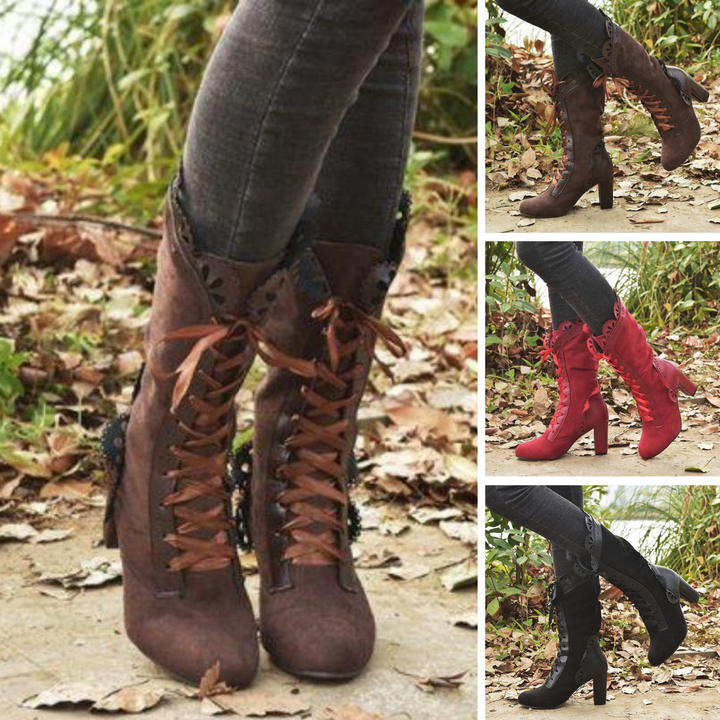 Drune | Stiefel mit Hohem Absatz