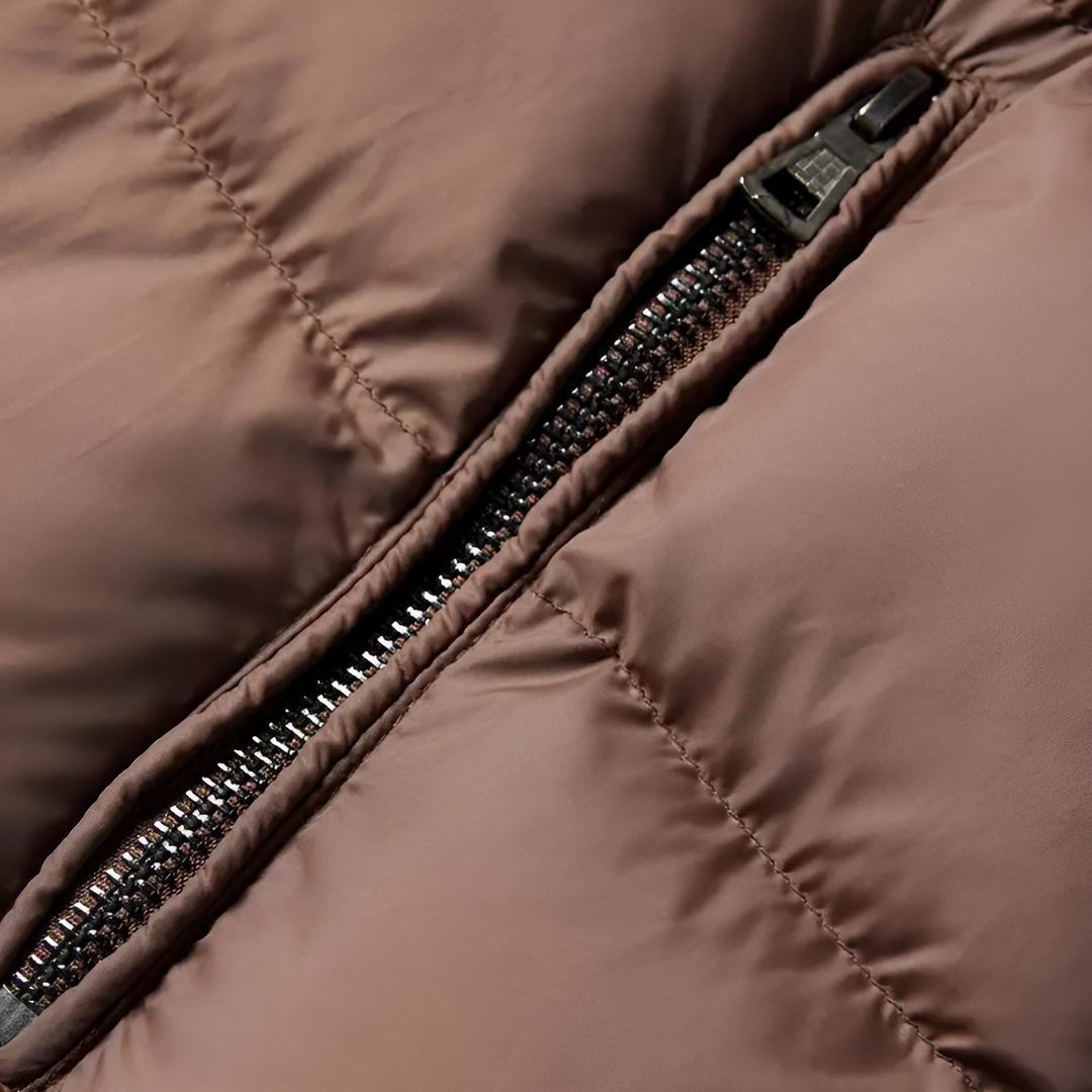 Drune | Herren Wasserdichte Winterjacke mit Plüschkapuze