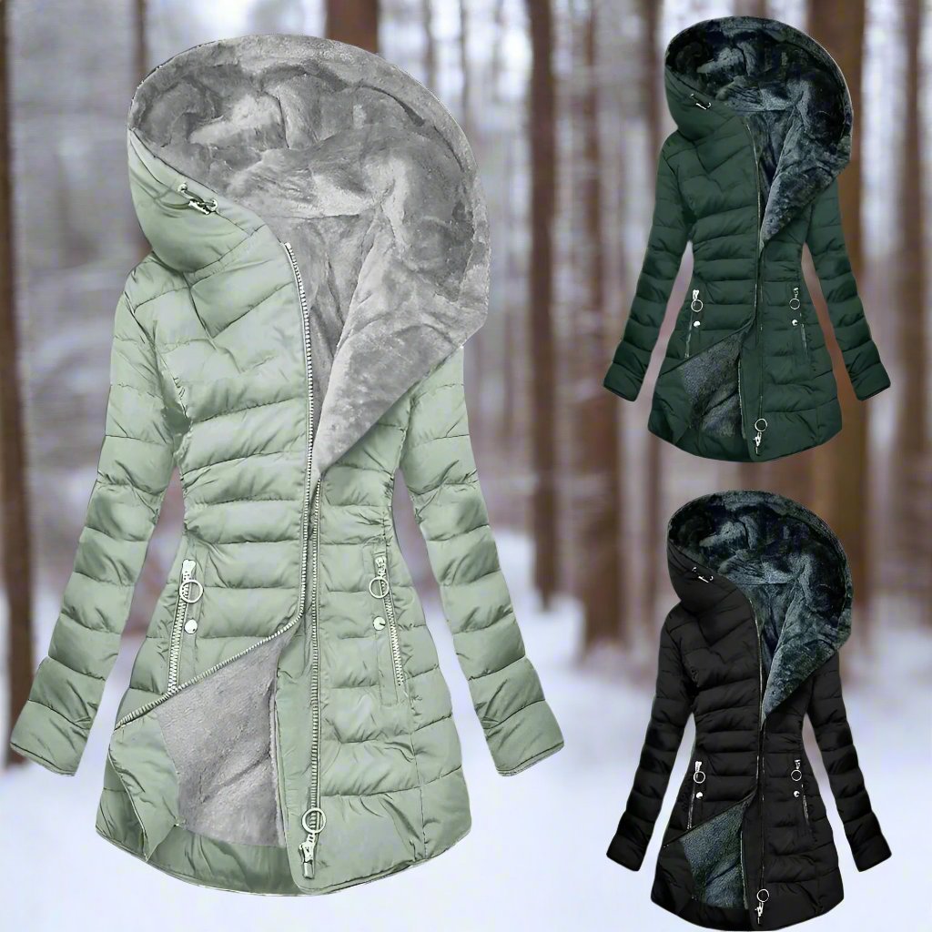 Drune | Warme Plüschjacke Mit Reißverschluss