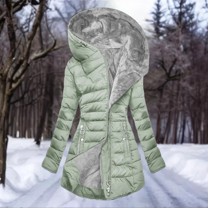 Drune | Weicher, Eleganter Plüschmantel für Frauen