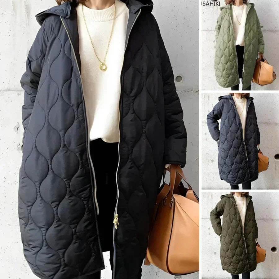 Drune | Gemusterter Parka mit Kapuze