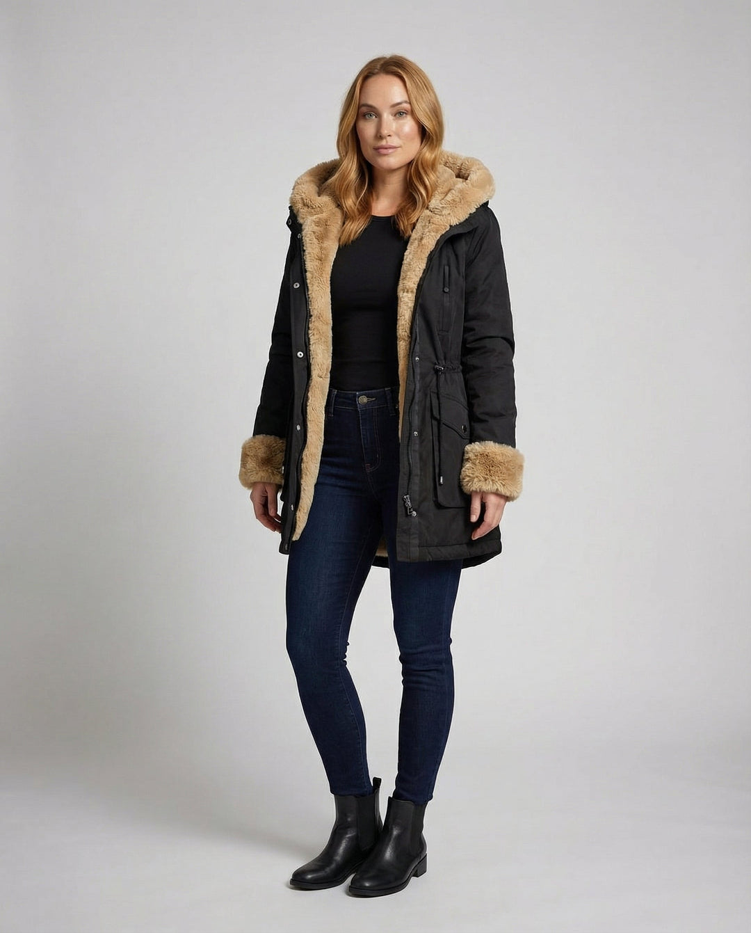 Warme Damen Winterjacke | Drune