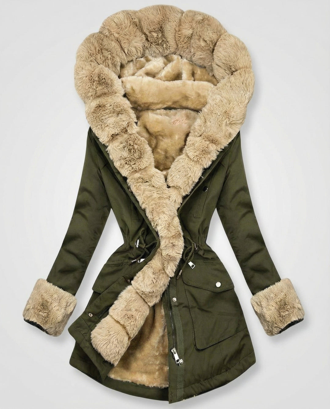 Warme Damen Winterjacke | Drune