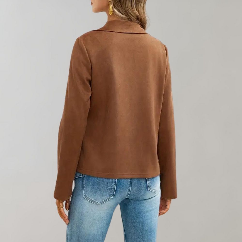 Drune | Modische Damenjacke Aus Wildleder