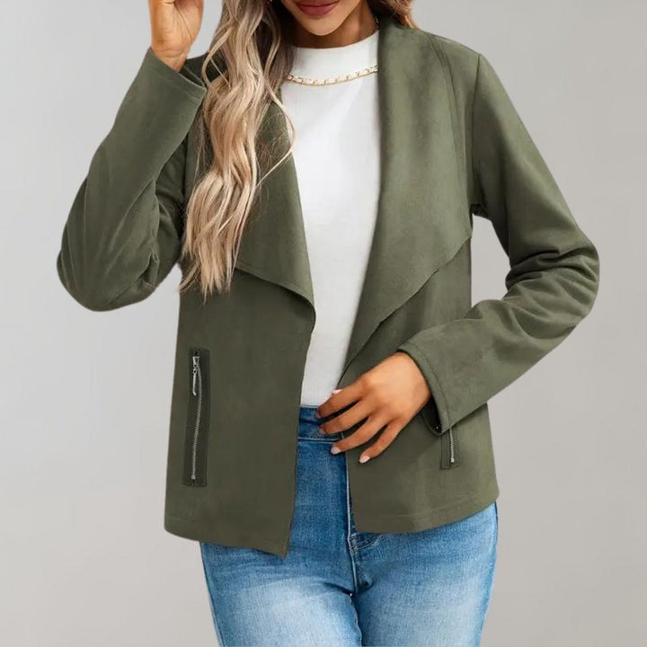 Drune | Modische Damenjacke Aus Wildleder