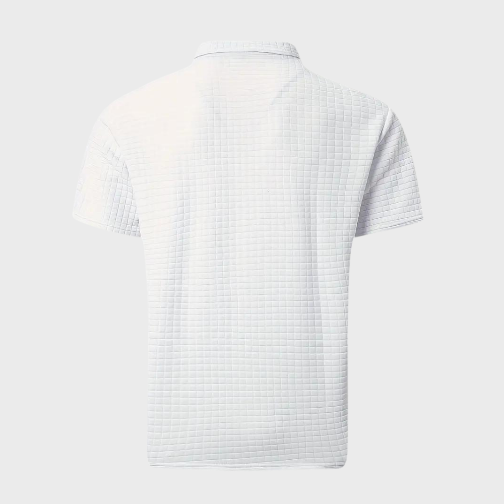 Drune - Texturiertes Poloshirt