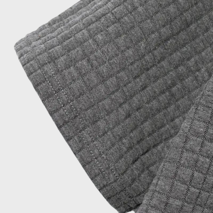 Drune - Texturiertes Poloshirt