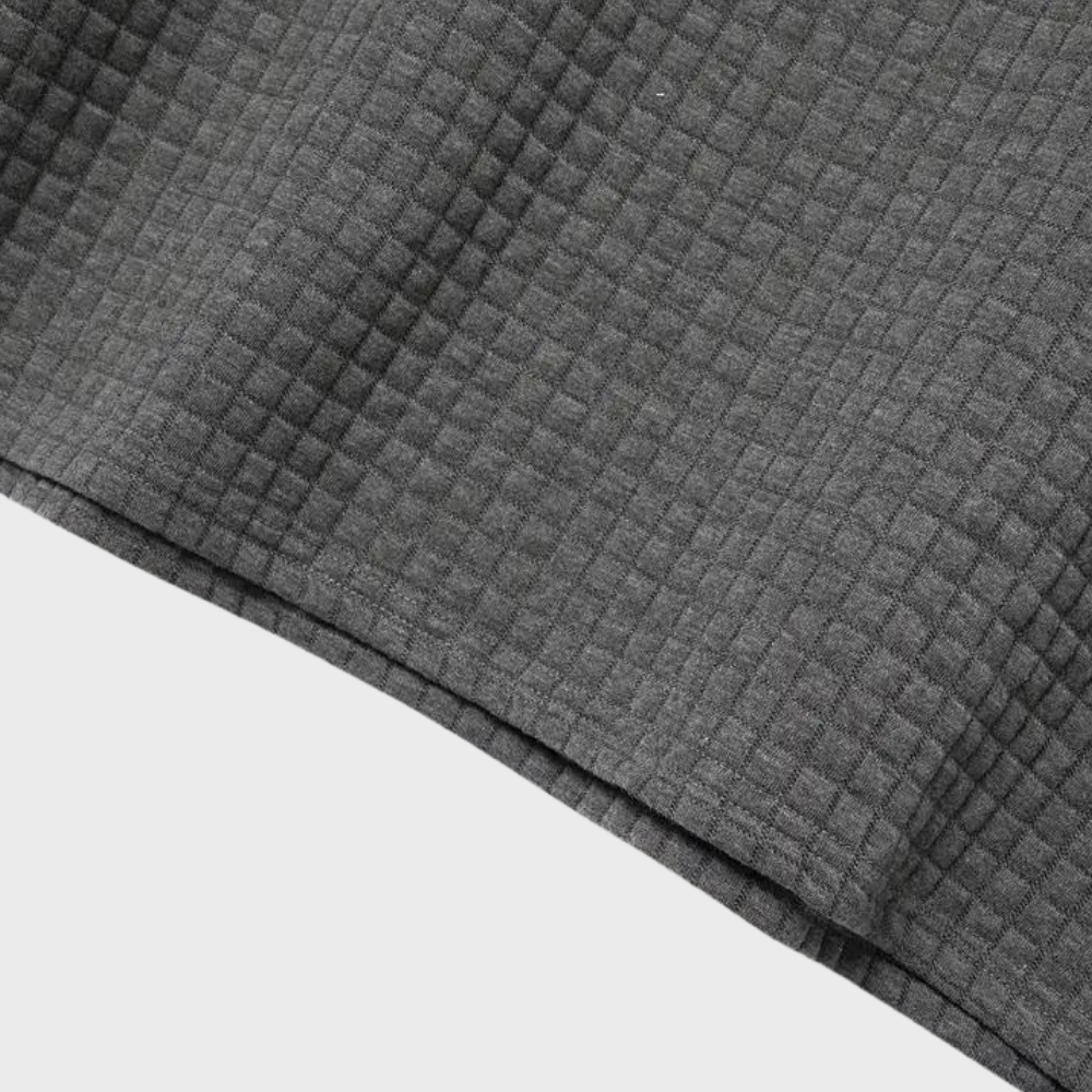 Drune - Texturiertes Poloshirt