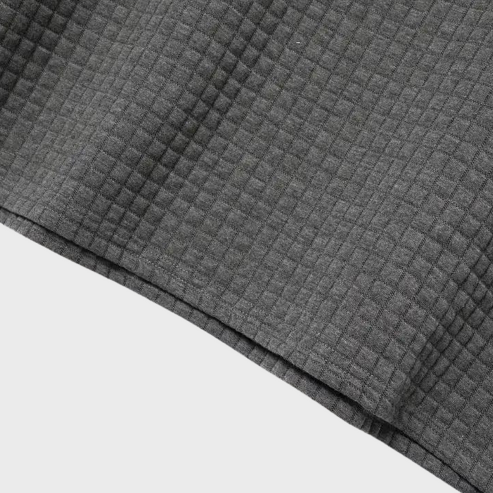 Drune - Texturiertes Poloshirt