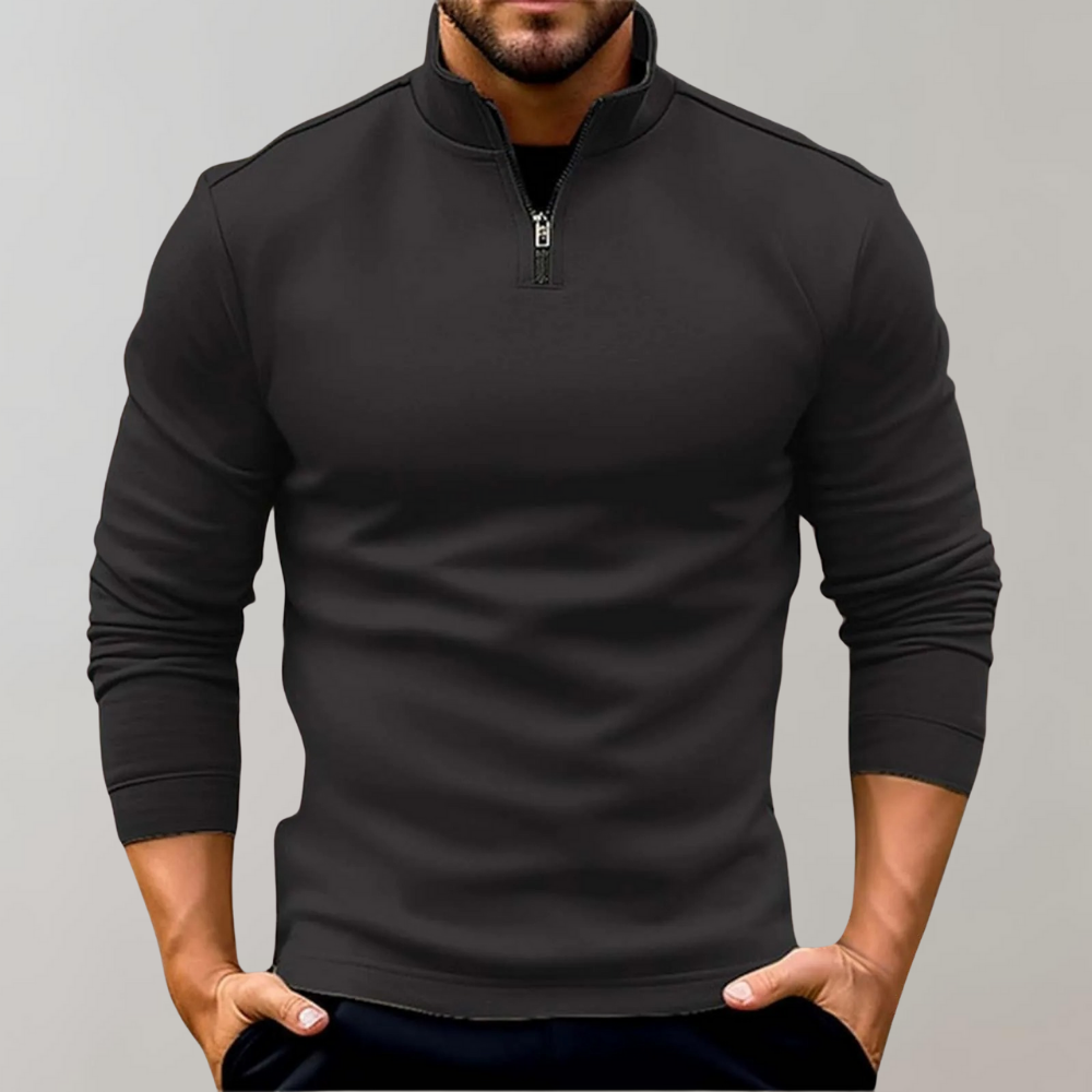 Drune | Herrenpullover mit Reißverschluss