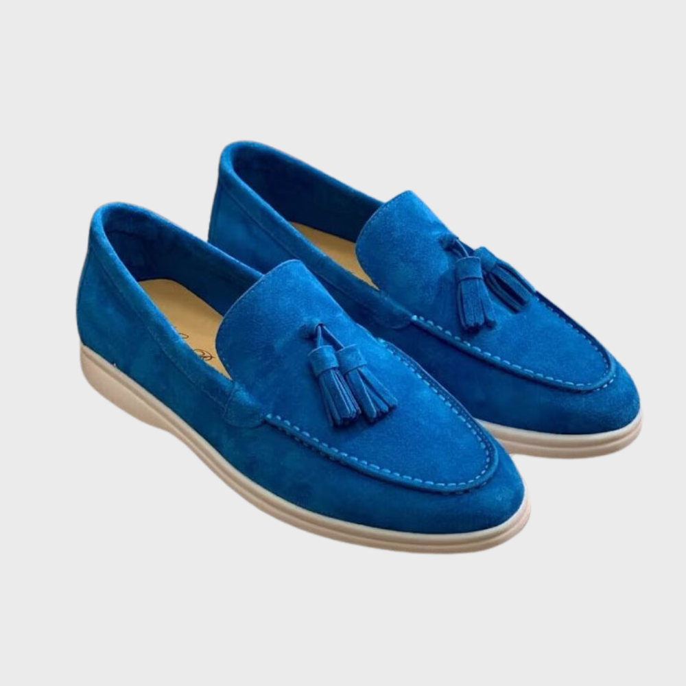 Drune | Bequem Rutschfest Flaches Wildleder Shoes