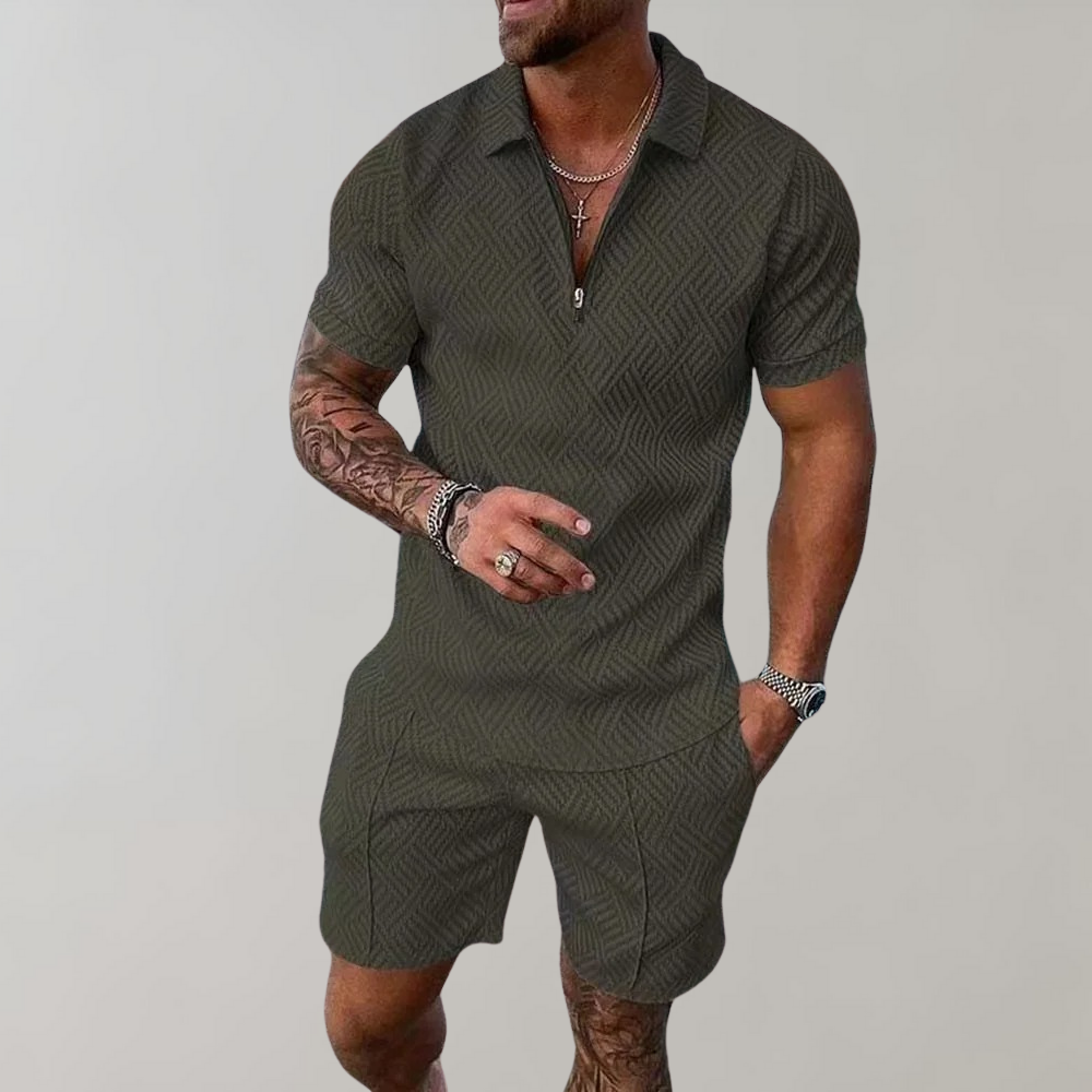 Drune | Polo und Shorts Sommer Satz Herren