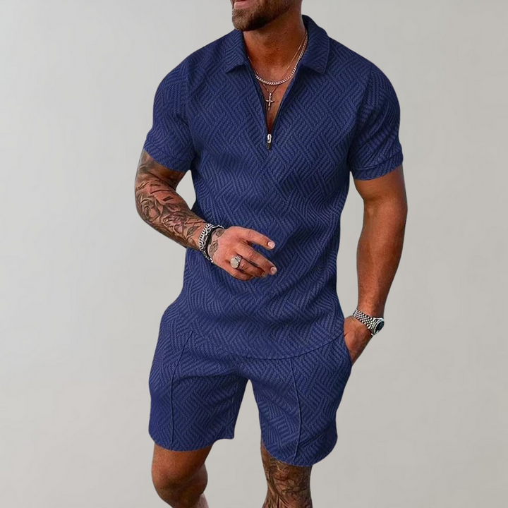 Drune | Polo und Shorts Sommer Satz Herren